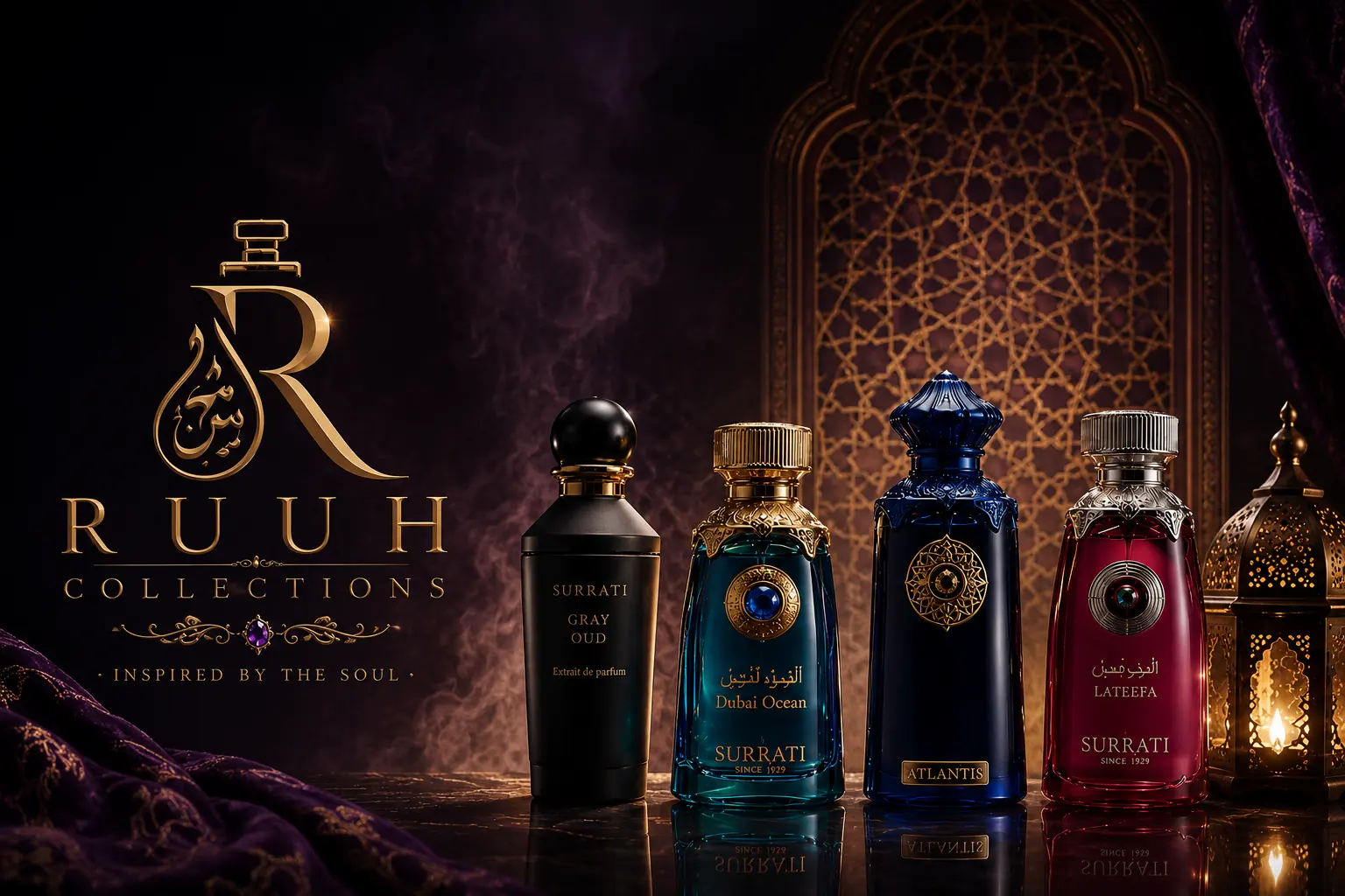 Ruuh Collections — luxury Arabic perfumes and oud fragrances